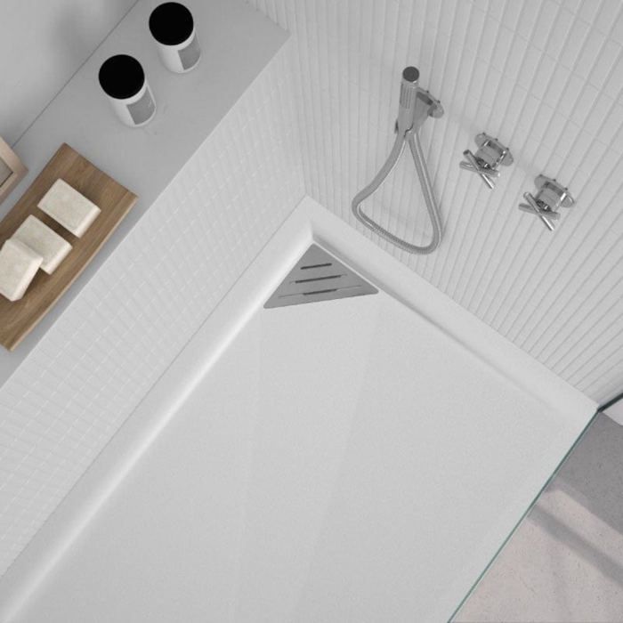 RECEVEUR DE DOUCHE CLASSIQUE EN CÉRAMIQUE 70X70 CM