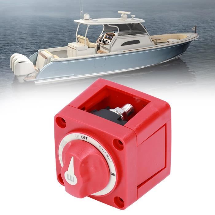 Interrupteur De Batterie 300A 3 Positions - Isolateur Dual Circuit Pour Bateau, Voiture, Truck, RV Et Marine