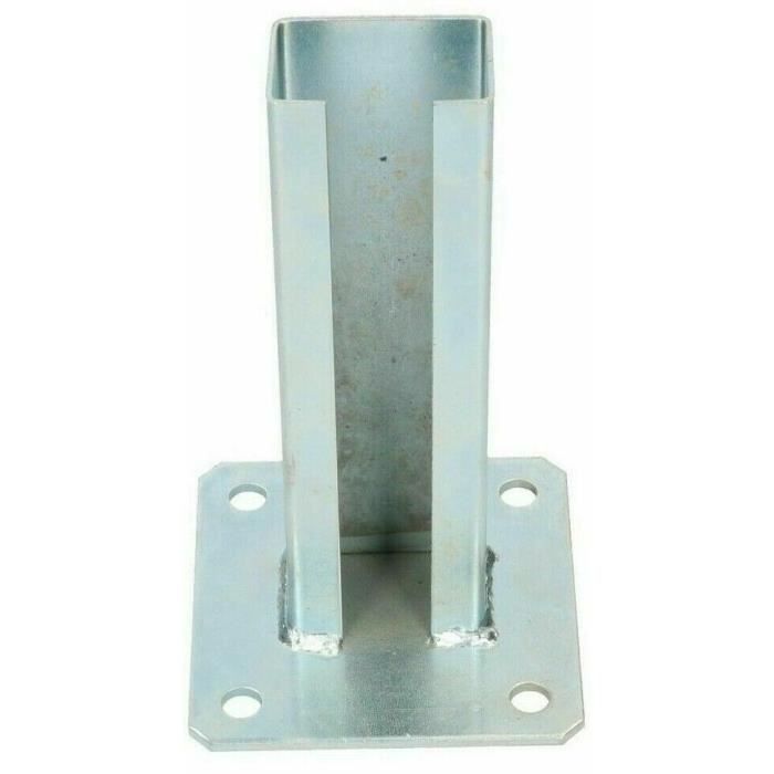KOTARBAU® Collier de serrage d'angle rectangulaire - 60 x 40 mm - Pour  poteaux de clôture - Anthracite
