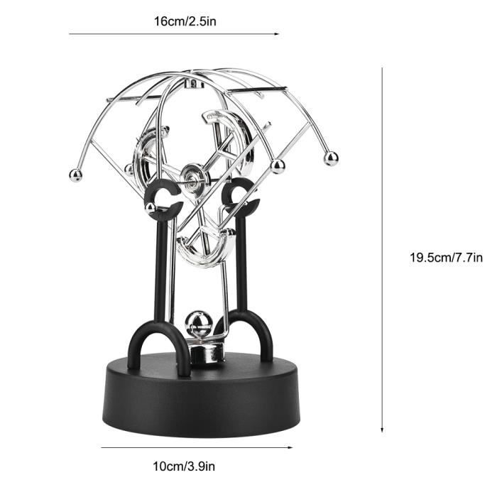 Minifinker Gadget tournant Gadget rotatif en forme de Semi-arc, mouvement  perpétuel, décoration de bureau, jouet d'art deco statue - Cdiscount Maison