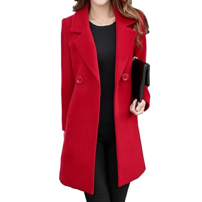 Manteau femme deals hiver 2019 rouge