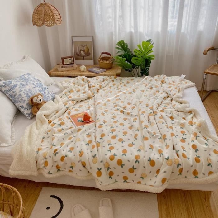 Couverture Polaire Flanelle 150x200cm – Motif Peinture à L'Huile Pivoine, Ultra Douce Pour Canapé Ou Lit | Plaid D'Hiver Chaud Et Décoratif