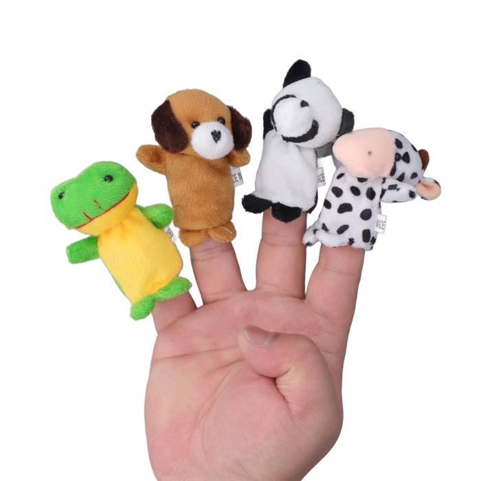 Ensemble De 10 Marionnettes à Doigts En Peluche Douce - Animaux Mignons Pour Histoires Et Jeux D'enfants