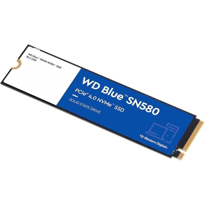 WESTERN DIGITAL SN580 Disque SSD interne NVME 500Go