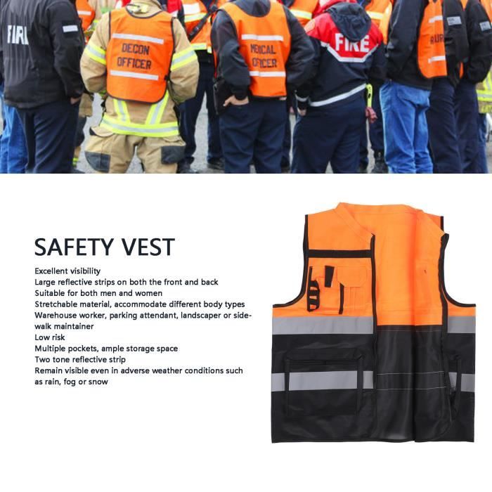 Gilet de sécurité réfléchissant Gilet de sécurité haute visibilité