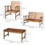 Salon De Jardin 4 Pers 4 Pieces Style Colonial Coussins Grand
