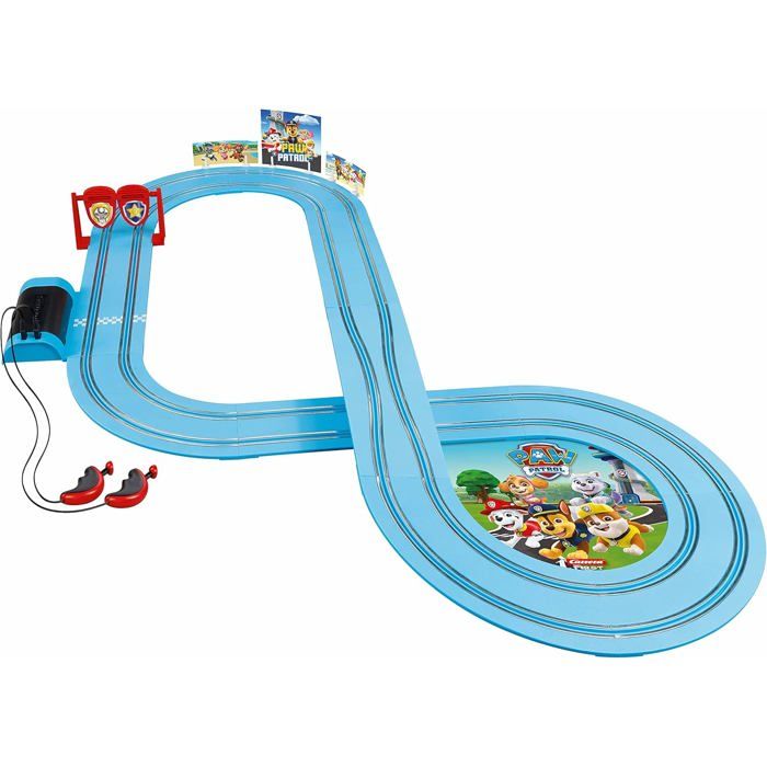Circuit De Course Flexible 5 M – 3 Voies – 9 Voitures (6 à Rappel, 3 Inertie) – Ventouses Adhérentes – Sac Transport Inclus – Dès 3 Ans