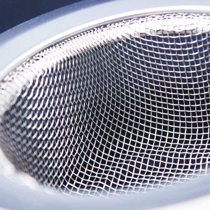 Lot De 2 Filtres D'évier En Acier Inoxydable - Grille 11x6.5x2 Cm, Trous 1 Mm - Anti-rouille, Anti-bouchon, Pour Cuisine Et Salle De Bain