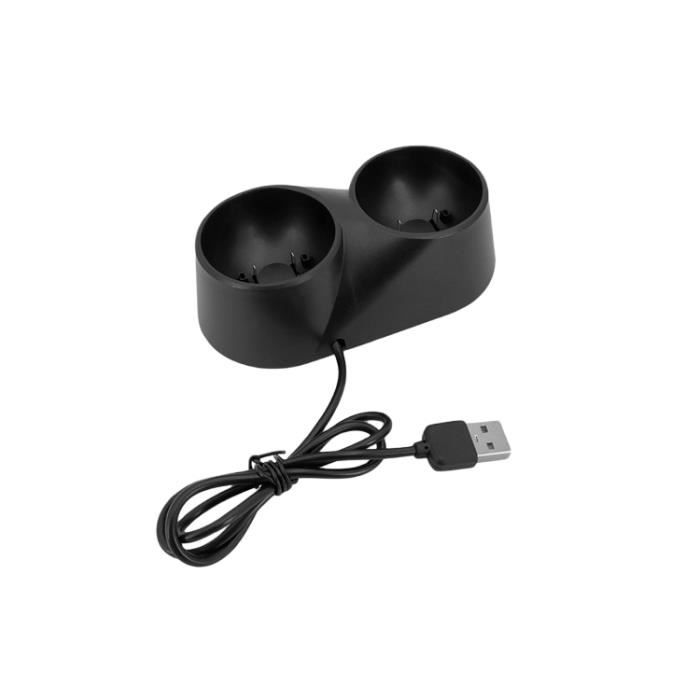 Station de charge double pour manette Sony PlayStation 4 VR Move Motion  Controller - socle + câble