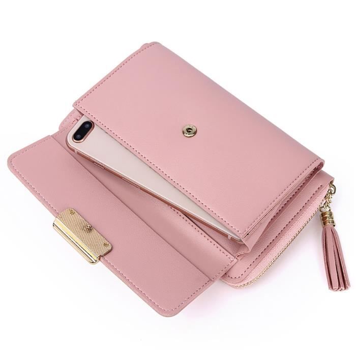 Sac à Bandoulière En Cuir PU Pour Femme – Mini Clutch Avec Poche Téléphone