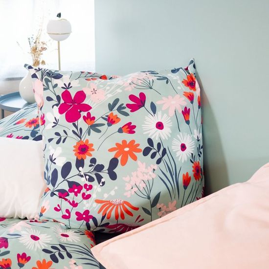 Housse De Couette 240x260 Cm + 2 Taies D'oreiller 100% Coton Bio 47 Fils Avec Amour - Housse de couette - Parure de lit