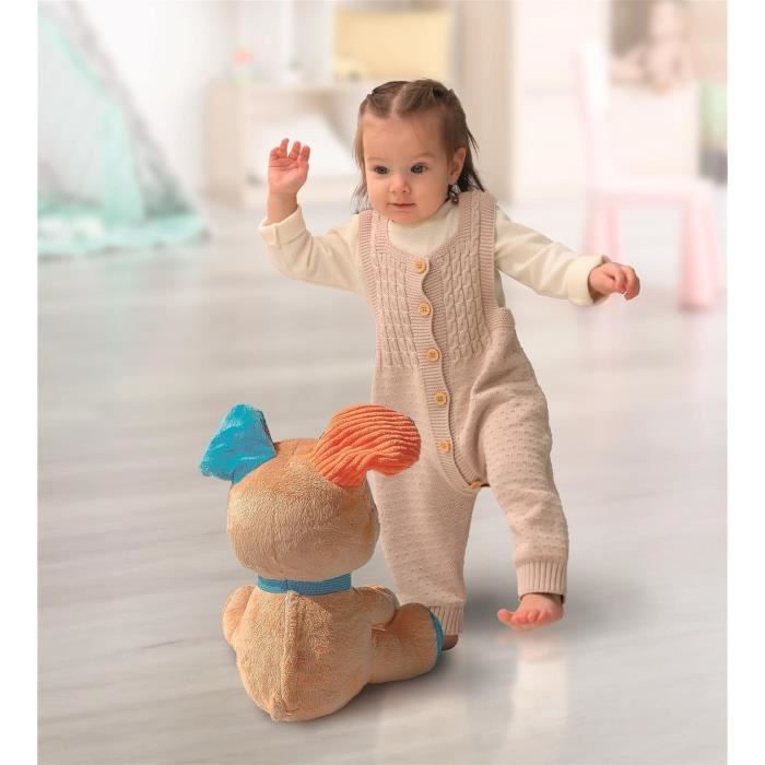 Choco, le Chiot Rigolo - CLEMENTONI - Jouet Interactif - Dès 10 Mois - Apprentissage - Lettres & Chiffres - Chansons & Mélodies - Jeux - Jouets