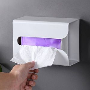 doginthehole Boîte à mouchoirs carrée pour décorations d'Halloween - Distributeur de papier facial moderne pour salle de bain, chambre à coucher, table à manger, cuisine, 12,7 x 12,7 x 12,7 cm