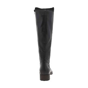 Bottes Cuissardes Femme Regard - Pointure 37 - Cuir Noir - Talon Bas 3cm - Fermeture éclair - Occasion Très Bon état