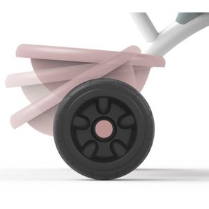Test FableKids Tricycle 7 en 1 pour enfant avec siège pivotant 360° rose