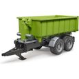 Remorque container pour tracteur BRUDER - Pour enfant Garçon - Extérieur - Vert-0