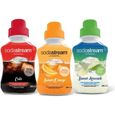 SODASTREAM 3009981 - Lot de 3 concentrés Sodastream Saveur Cola / Orange / Limonade - 500ml-0