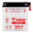 Batterie Yuasa pour scooter Peugeot 50 SV 1991-1995 YB5L-B / 12V 5Ah-0