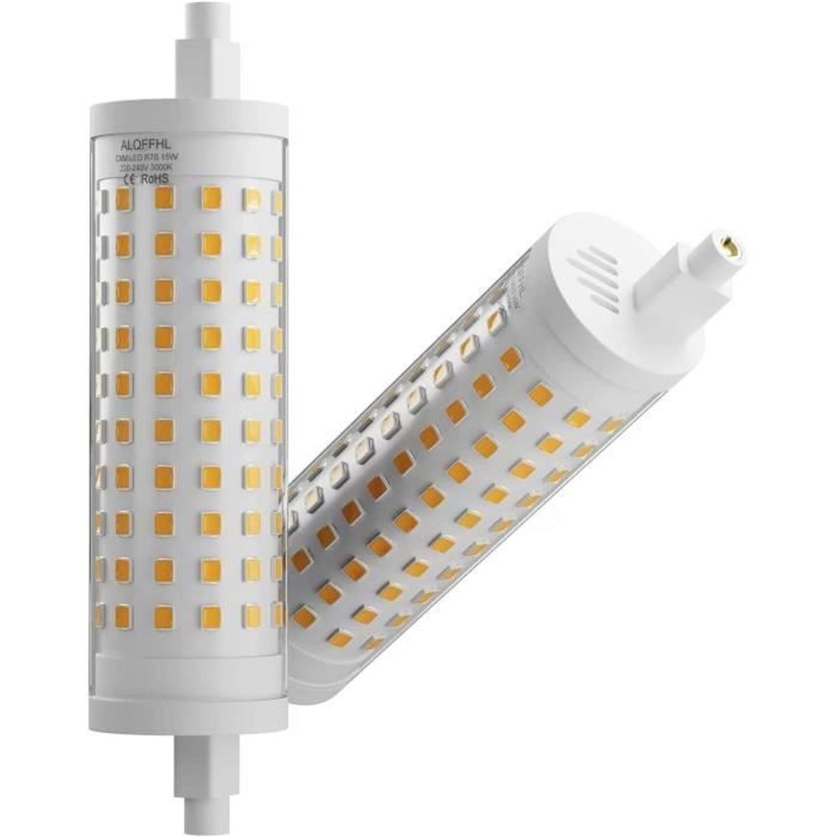 Ampoules 20W R7S LED 118mm Dimmable, R7S LED Ampoule Blanc Chaud 3000K