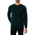 Sweat-Shirt En Laine D'Agneau Ultrafine - GANT - Homme - Vert