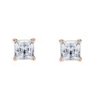 SWAROV - SWAROVSKI Boucle D Oreille - SWAROVSKI - Boucles d'oreilles Swarovski Attract Square rosées