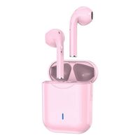 Ecouteurs Sans Fil Bluetooth Portable, Ecouteur bluetooth, Écouteurs True Wireless pour Ordinateur Smartphone - Rose