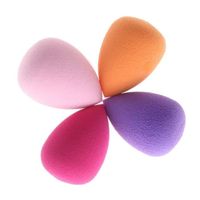 4 x Powder Puff Soft Powder Puff Puff Pads Maquillage Éponge Blender Foundation Fond de Forme œuf Ensemble Outil cosmétique pour