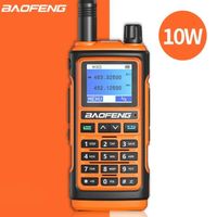 Baofeng UV-17 10W Talkie-walkie Portable avec LED 1.7" Type C Recharge FM radio VHF/UHF double bande IPX54 portée 5-15 km