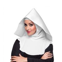 Coiffe de Nonne Mère Supérieure - BOLAND - Accessoire de costume - Blanc - Adulte