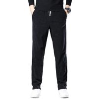 WINKEEY Pantalon Homme Jogging Velours Côtelé - Taille Élastique Avec Cordon, Coupe Large - Décontracté Automne/Hiver