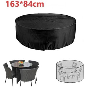 Housse De Protection Imperméable Pour Meubles De Jardin - Taille 150x130 Cm, Tissu Oxford 420D - Résiste à La Pluie, Neige, Vent Et Poussière