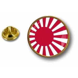 pins pin badge pin's metal epoxy avec pince papillon drapeau japon imperial 
