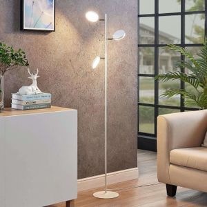 lampadaire bois r/étro aluminium 35 W effet bois lampadaire WOFI Lampe dint/érieur lampadaire intensit/é variable lampadaire salon