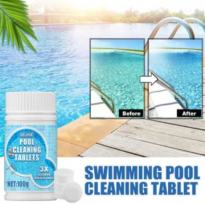 Yocowu Tablette effervescente de désinfection instantanée  multifonctionnelle Pilule de nettoyage de sol de piscine 