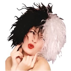 Perruque Afro Naturelle Noir Femme Wig Bouclée Avec Frange Courte 45cm +1  Bonnet