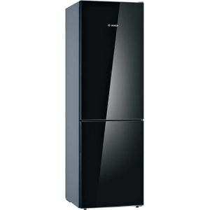 RÉFRIGÉRATEUR CLASSIQUE BOSCH KGV36VBEAS - Réfrigérateur combiné - 307 L (213 + 94 L) - Froid low frost - L 60 x H 186 cm - Noir