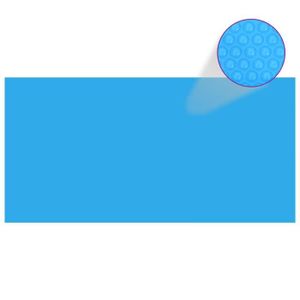 BÂCHE - COUVERTURE  Bâche de piscine rectangulaire FDIT - PE Bleu - 73