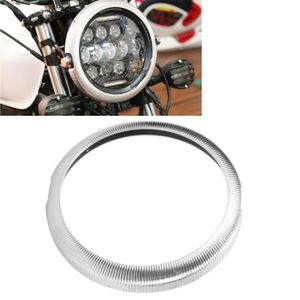 Acheter 2 pièces 4.5 pouces protection moto lumière visière Style feu de  croisement garniture anneau