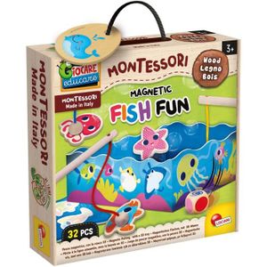 JEU D'APPRENTISSAGE Magnetic Fish Fun - jeu d'apprentissage en bois - 