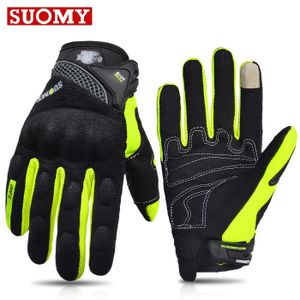 GANTS - SOUS-GANTS gants de Moto pour hommes et femmes,en maille,respirant,pour écran tactile,pour Motocross,cyclisme,pour - Green[D9393]
