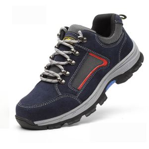 Chaussures De Sécurité S1P été - Taille 39 à 46 - Sneakers Neuves - Cuir + Coque Acier