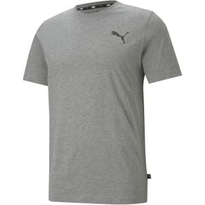 T-SHIRT Tee-shirt avec petit logo - Puma - Coton - Homme - Gris