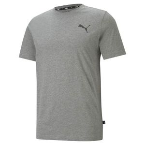 T-SHIRT Tee-shirt avec petit logo - Puma - Coton - Homme - Gris