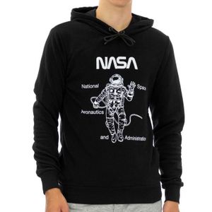 SWEATSHIRT Nasa Homme Colour: Noir Regular fit