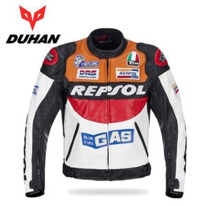 Blouson de moto Duhan moto blouson GP Repsol Racing Équipement de protection en cuir