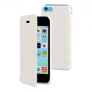 HOUSSE - ÉTUI Etui Muvit Easy Folio blanc pour Apple iPhone 5C