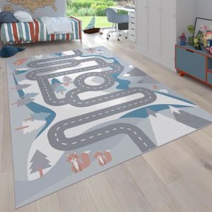 Tapis de Jeu pour Chambres denfants L/île au tr/ésor et Le Pirate Paco Home Tapis pour Enfants en Couleur Dimension:80x150 cm