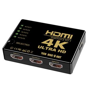 REPARTITEUR TV TD® 3D 4K 5 Port HDMI Switch Commutateur Répartite