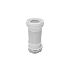 PIPE D'EVACUATION WC Pipe d'évacuation de WC souple universelle TYC - 110/90mm - Blanc - PVC
