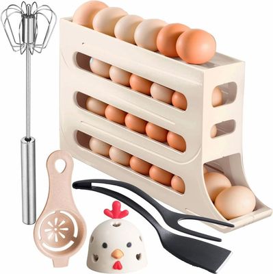 Ensemble De Gadgets De Cuisine 2 En 1 - Spatule à Omelette Et Accessoire Multifonction, En Silicone